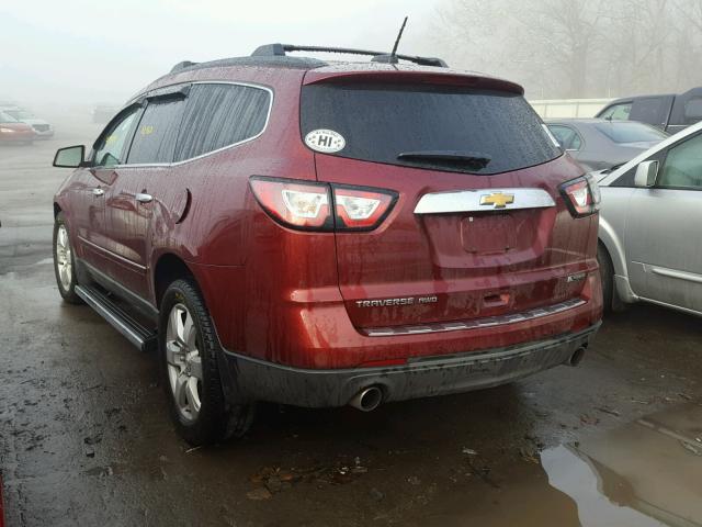 1GNKVJKD6HJ111746 - 2017 CHEVROLET TRAVERSE P RED photo 3