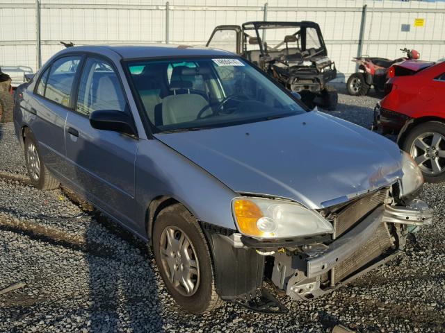 2HGES16531H586670 - 2001 HONDA CIVIC LX SILVER photo 1