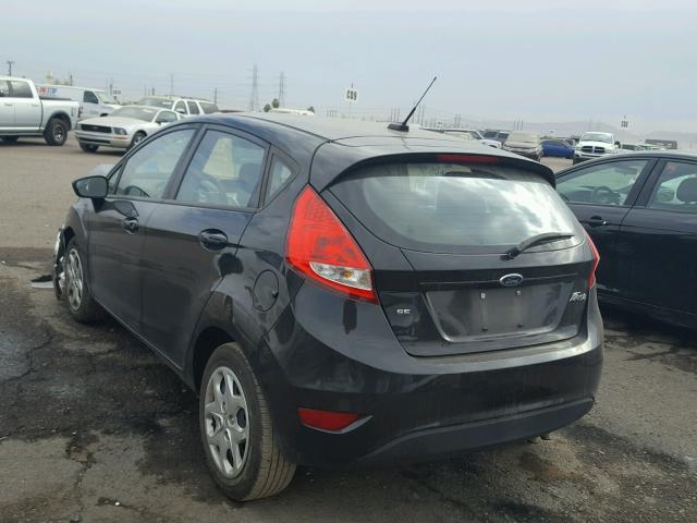 3FADP4EJ4BM228885 - 2011 FORD FIESTA SE BLACK photo 3