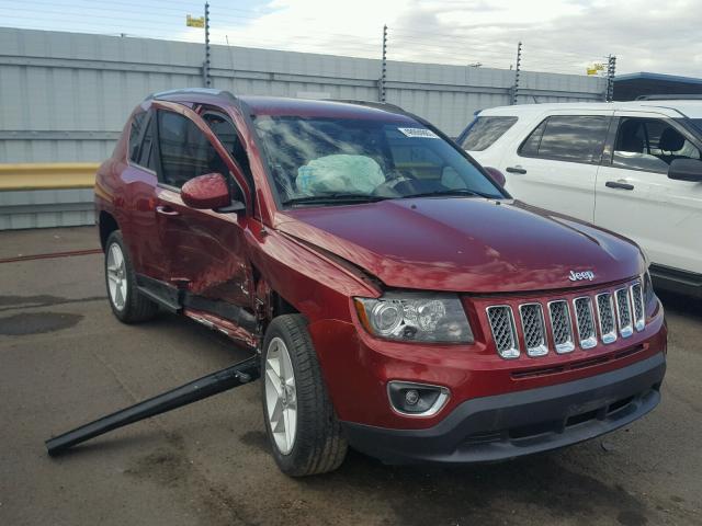 1C4NJCCB5ED692595 - 2014 JEEP COMPASS LI RED photo 1