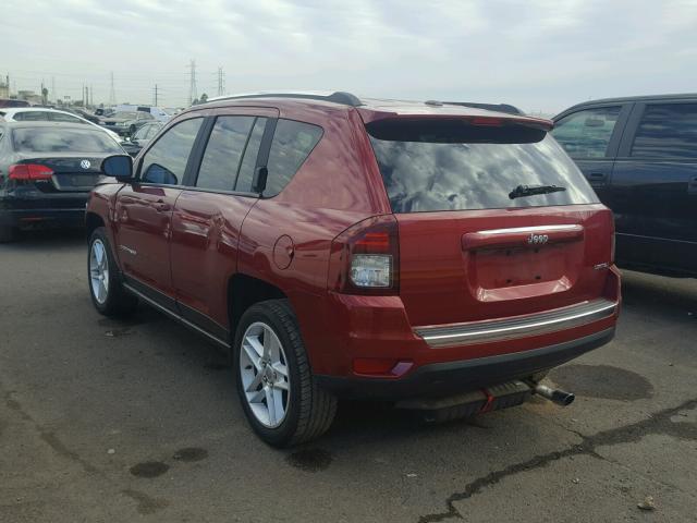 1C4NJCCB5ED692595 - 2014 JEEP COMPASS LI RED photo 3