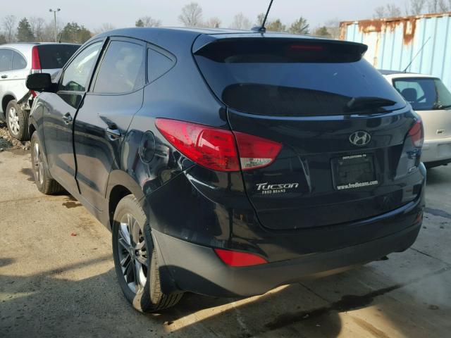 KM8JTCAFXFU081411 - 2015 HYUNDAI TUCSON GLS BLACK photo 3