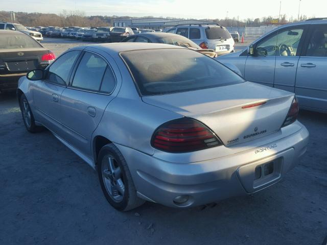 1G2NF52F84M520971 - 2004 PONTIAC GRAND AM S 银色 照片 3