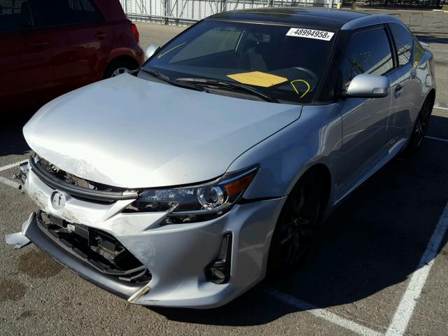 JTKJF5C72E3072390 - 2014 TOYOTA SCION TC 银色 照片 2