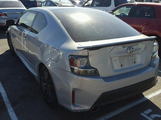 JTKJF5C72E3072390 - 2014 TOYOTA SCION TC 银色 照片 3