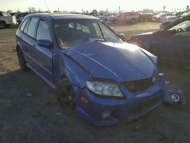 JM1BJ245231147426 - 2003 MAZDA PROTEGE PR BLUE photo 1