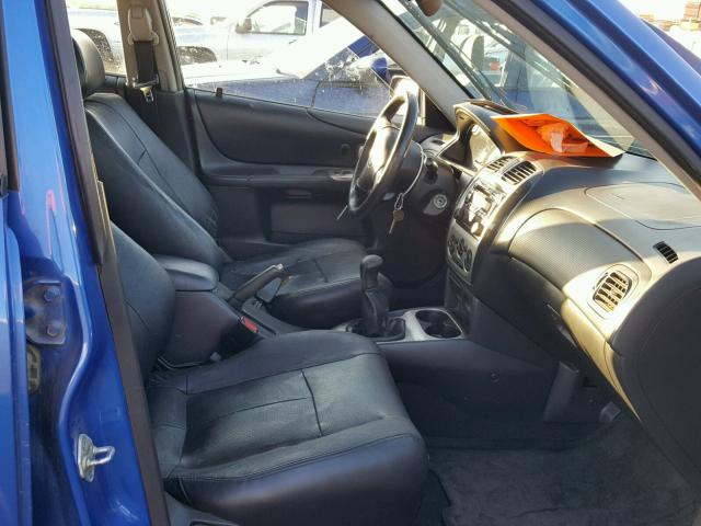 JM1BJ245231147426 - 2003 MAZDA PROTEGE PR BLUE photo 5