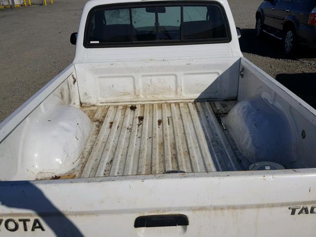 5TENL42N54Z414619 - 2004 TOYOTA TACOMA WHITE photo 6