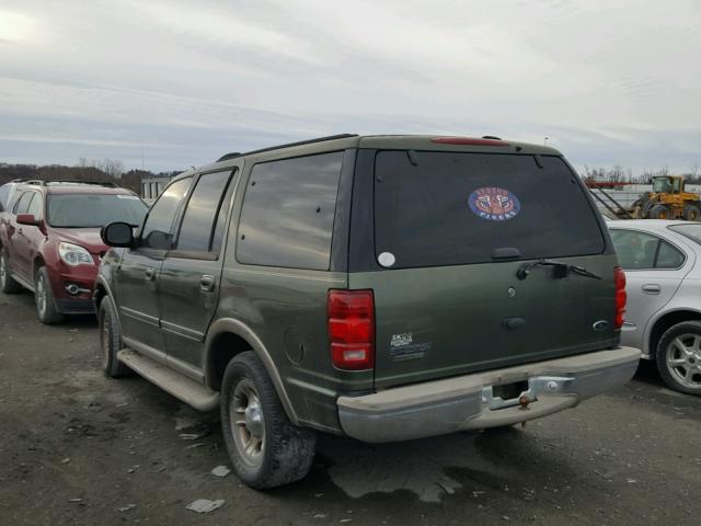 1FMRU17WX1LA02667 - 2001 FORD EXPEDITION GREEN photo 3