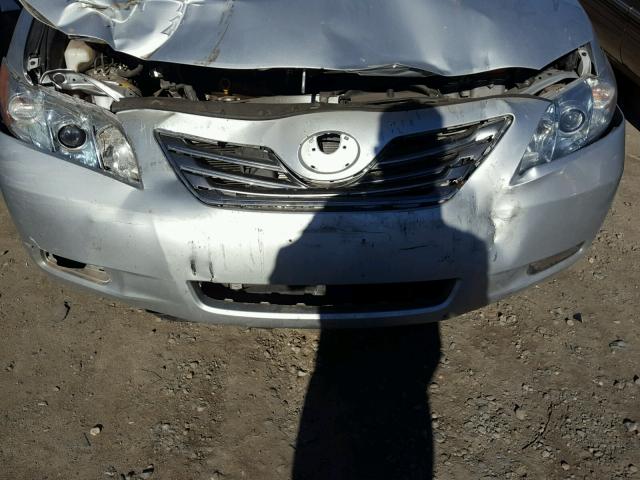 4T1BB46K07U009489 - 2007 TOYOTA CAMRY NEW SILVER photo 9