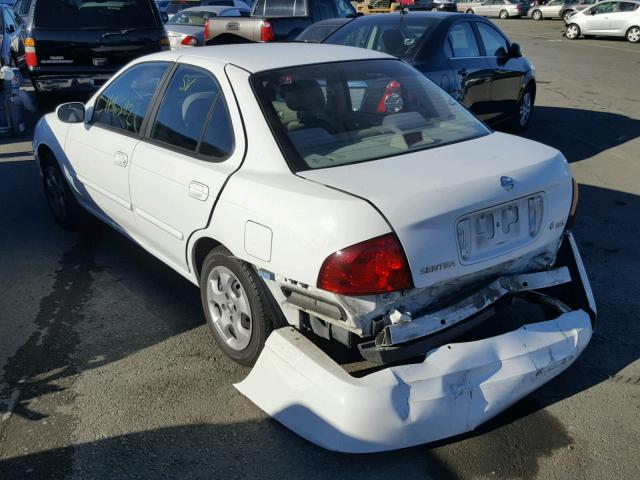 3N1CB51D85L524550 - 2005 NISSAN SENTRA 1.8 WHITE photo 3