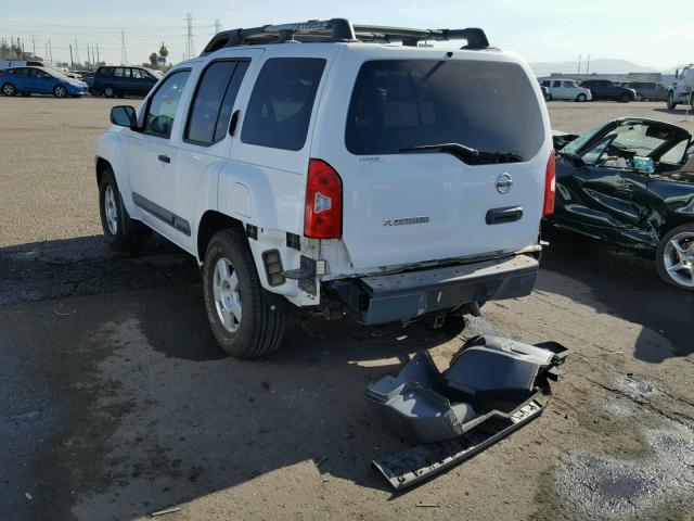 5N1AN08UX6C538768 - 2006 NISSAN XTERRA OFF WHITE photo 3