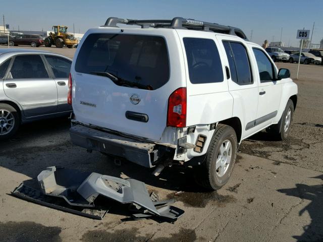 5N1AN08UX6C538768 - 2006 NISSAN XTERRA OFF WHITE photo 4