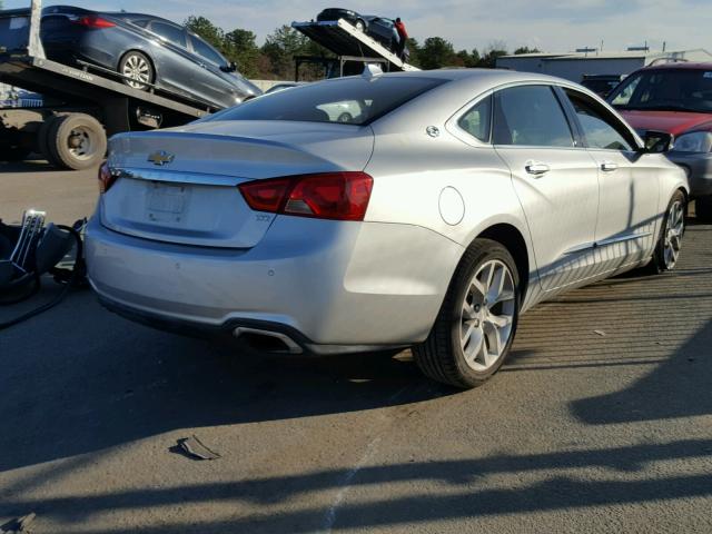 2G1155S38E9101755 - 2014 CHEVROLET IMPALA LTZ SILVER photo 4