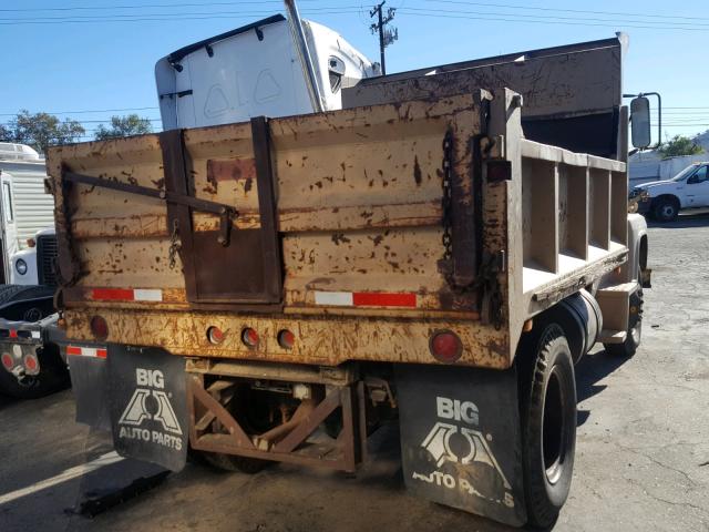 N76WVX89709 - 1977 FORD DUMP TRUCK BROWN photo 4