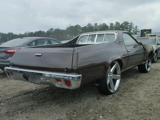 5D80H3Z500505 - 1973 GMC SPRINT BROWN photo 4