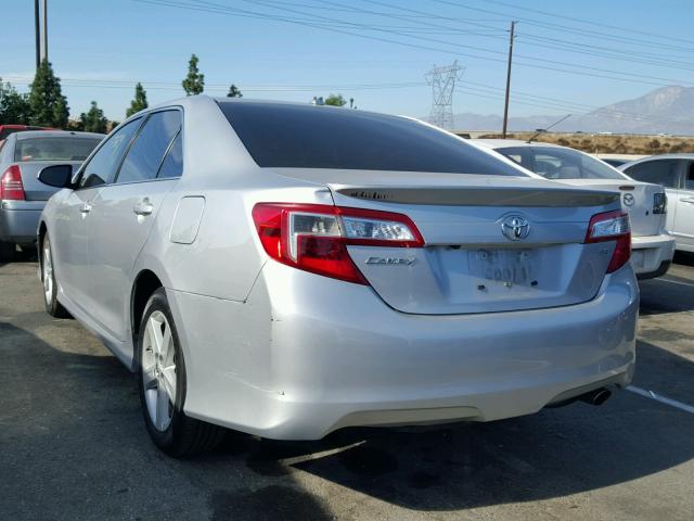 4T1BF1FK2EU813194 - 2014 TOYOTA CAMRY L SILVER photo 3