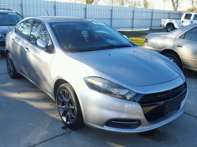 1C3CDFAA2FD311060 - 2015 DODGE DART SE SILVER photo 1