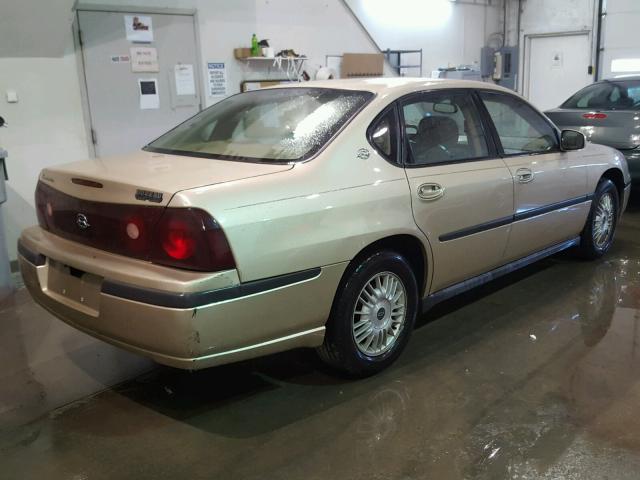 2G1WF55E9Y9357522 - 2000 CHEVROLET IMPALA GOLD photo 4