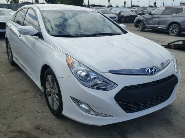 KMHEC4A42DA073226 - 2013 HYUNDAI SONATA HYB WHITE photo 1