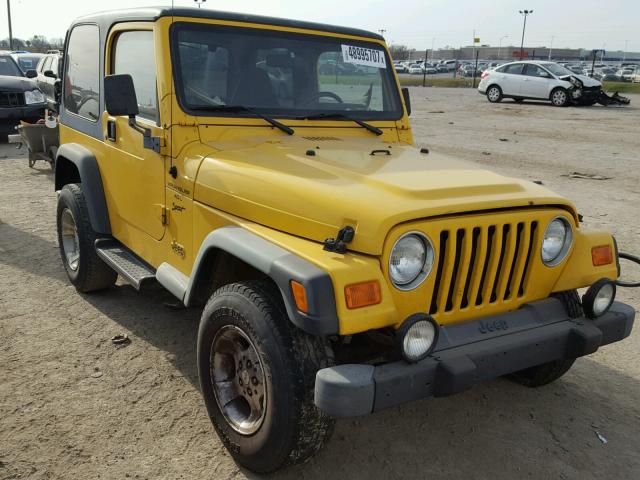 1J4FA49S8YP720534 - 2000 JEEP WRANGLER / YELLOW photo 1