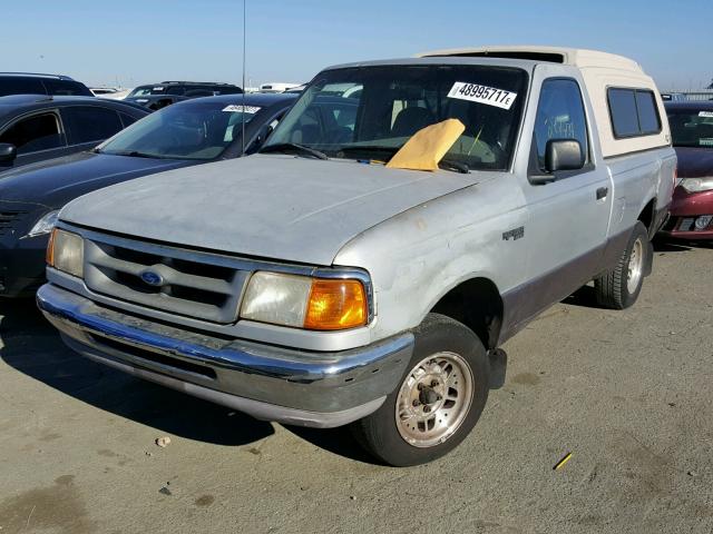 1FTCR10A5SPA15895 - 1995 FORD RANGER SILVER photo 2