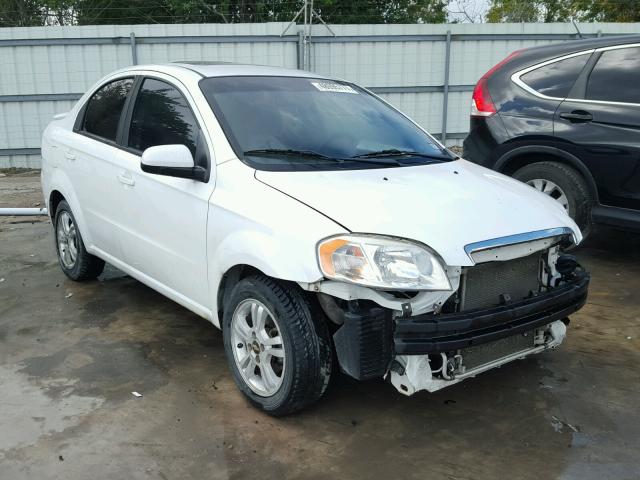 KL1TG5DEXBB143922 - 2011 CHEVROLET AVEO LT WHITE photo 1