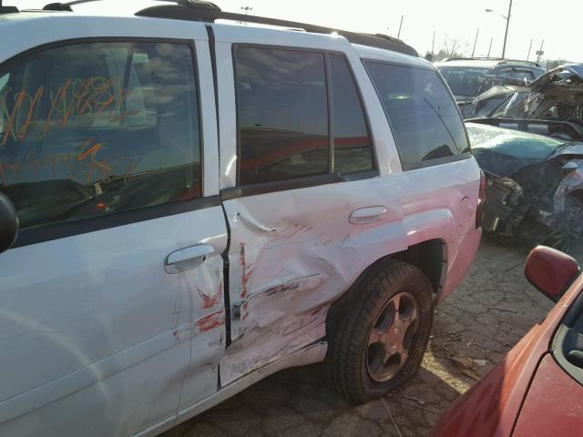 1GNDT13S762124881 - 2006 CHEVROLET TRAILBLAZE WHITE photo 10