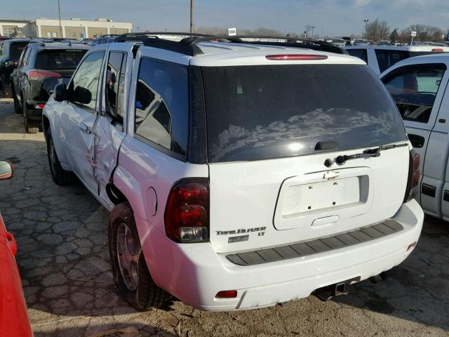 1GNDT13S762124881 - 2006 CHEVROLET TRAILBLAZE WHITE photo 3