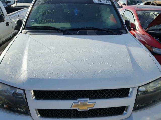 1GNDT13S762124881 - 2006 CHEVROLET TRAILBLAZE WHITE photo 7