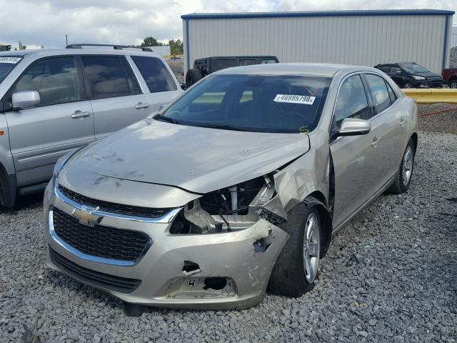 1G11C5SLXFF353795 - 2015 CHEVROLET MALIBU 1LT BEIGE photo 2