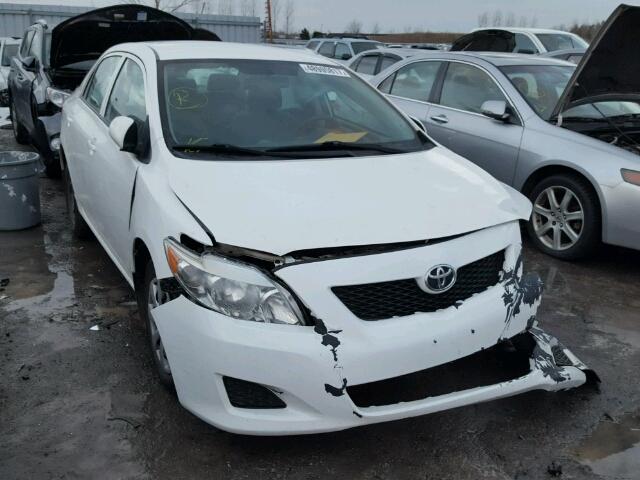 2T1BU4EE6AC272598 - 2010 TOYOTA COROLLA BA WHITE photo 1