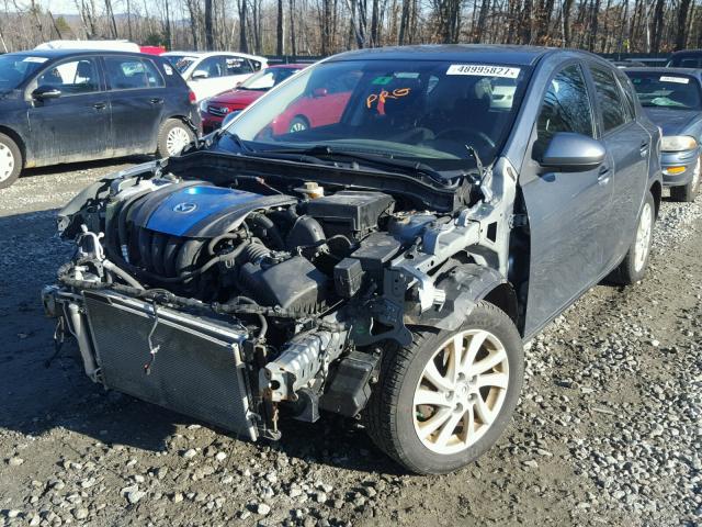 JM1BL1L81C1672798 - 2012 MAZDA 3 I BLUE photo 2