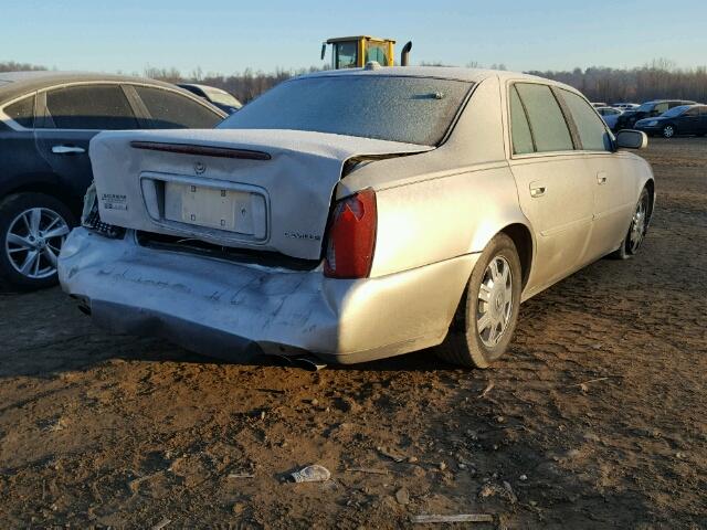 1G6KD54Y64U211859 - 2004 CADILLAC DEVILLE SILVER photo 4