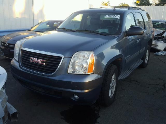 1GKFK33029R249253 - 2009 GMC YUKON SLT BLUE photo 2