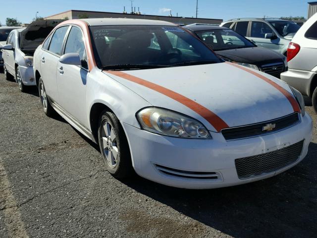 2G1WB5EN6A1112628 - 2010 CHEVROLET IMPALA LT WHITE photo 1