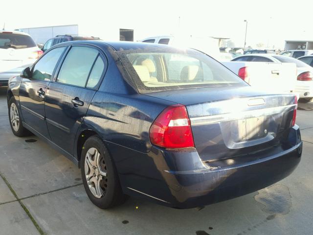 1G1ZS52884F217938 - 2004 CHEVROLET MALIBU BLUE photo 3