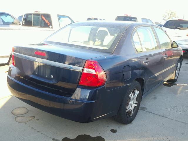 1G1ZS52884F217938 - 2004 CHEVROLET MALIBU BLUE photo 4