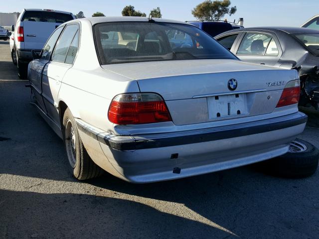 WBAGG834X1DN85538 - 2001 BMW 740 I AUTO SILVER photo 3