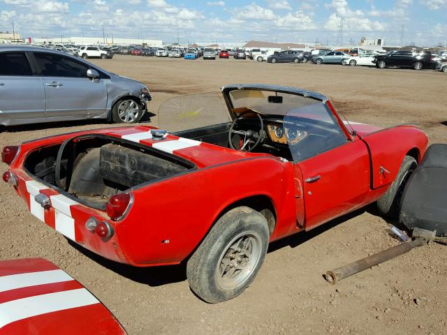 FD13584L - 1968 TRIUMPH CAR SPITFIRE RED photo 4