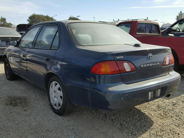 1NXBR12E1WZ117922 - 1998 TOYOTA COROLLA VE BLUE photo 3