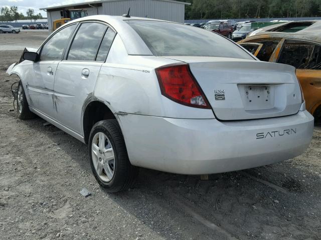 1G8AJ55F47Z148941 - 2007 SATURN ION LEVEL SILVER photo 3