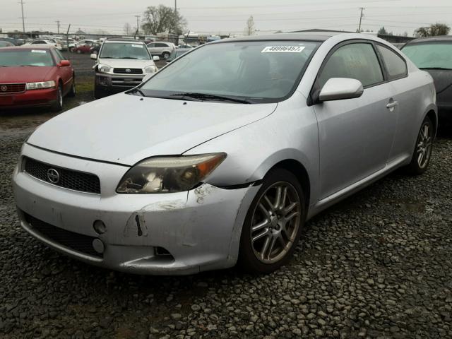 JTKDE177950054909 - 2005 TOYOTA SCION TC SILVER photo 2