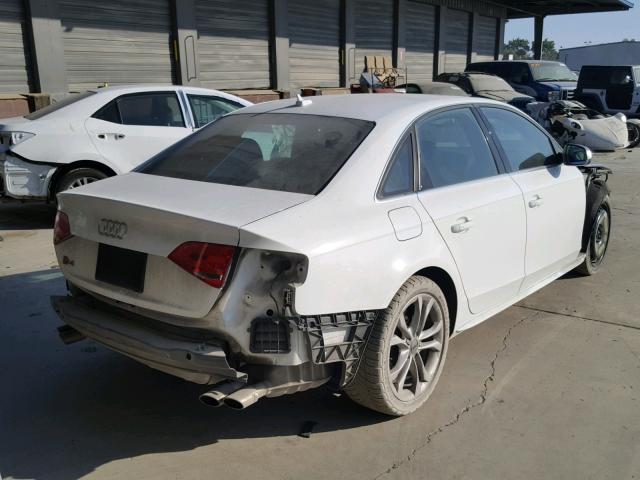 WAUDGAFL6BA110033 - 2011 AUDI S4 PREMIUM WHITE photo 4