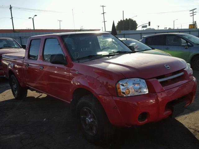 1N6ED29X94C410559 - 2004 NISSAN FRONTIER C RED photo 1