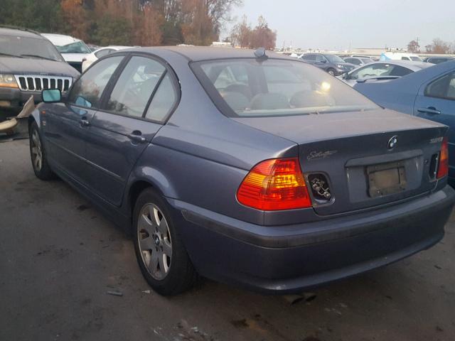 WBAET37464NJ83546 - 2004 BMW 325 I BLUE photo 3