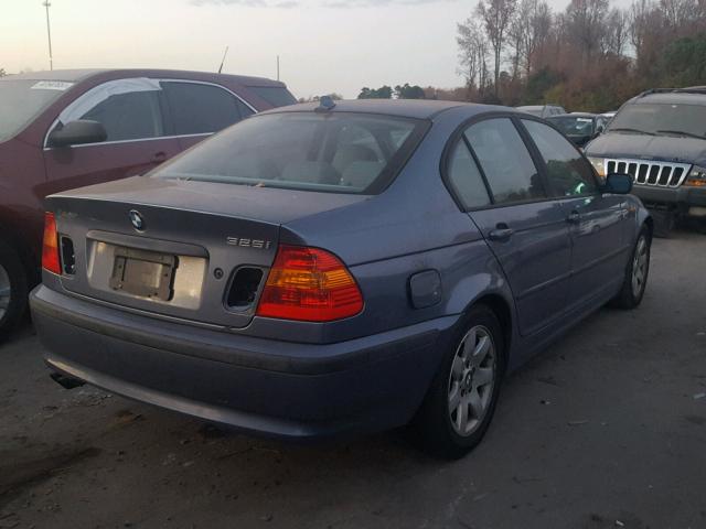 WBAET37464NJ83546 - 2004 BMW 325 I BLUE photo 4