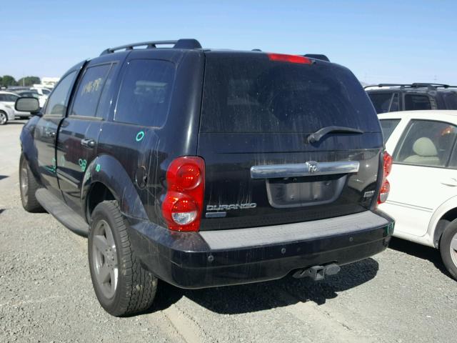 1D8HD58238F101599 - 2008 DODGE DURANGO LI BLACK photo 3