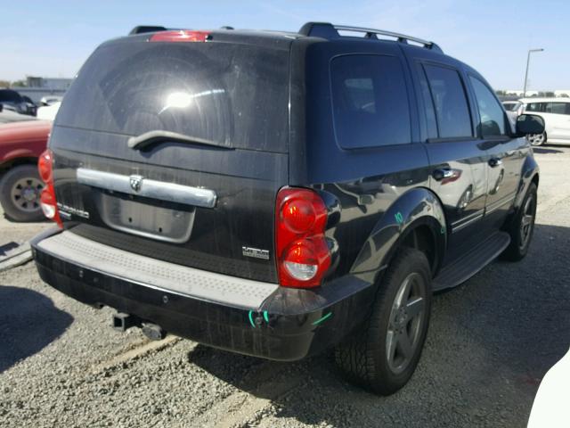 1D8HD58238F101599 - 2008 DODGE DURANGO LI BLACK photo 4