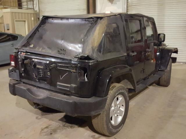 1J8GA59167L182566 - 2007 JEEP WRANGLER S MAROON photo 4